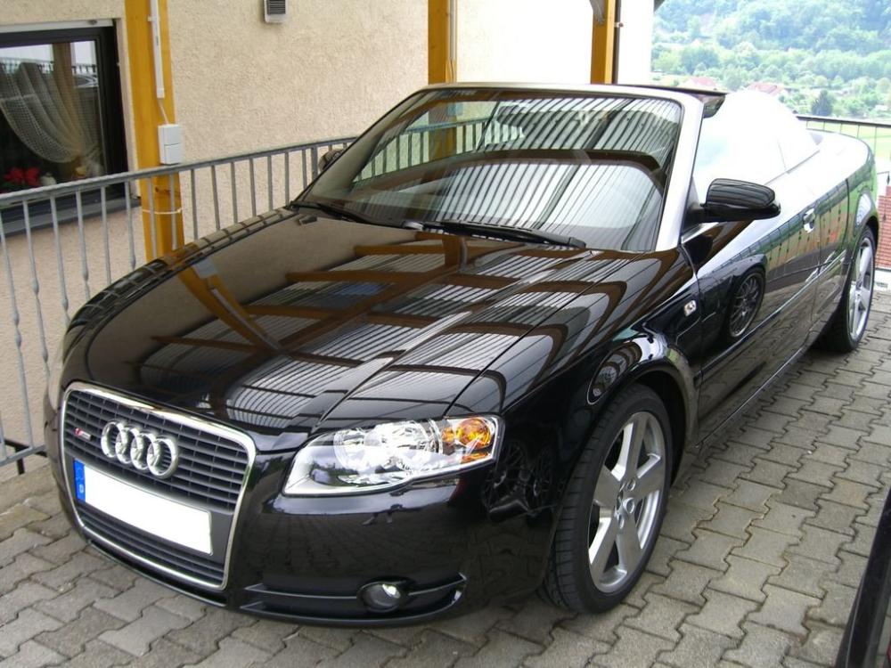 Black Audi A4 B7 Cabriolet