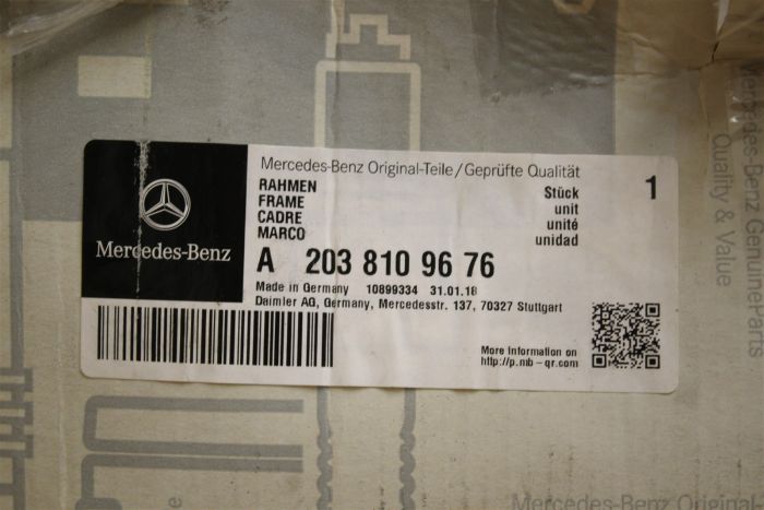 A2038109676 Mirror Housing New genuine part | Deutsche Parts