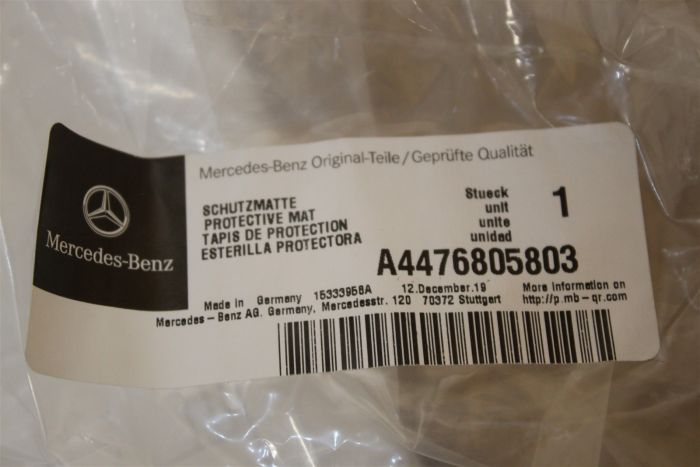 A4476805803 Boot Floor Mat New genuine part | Deutsche Parts 