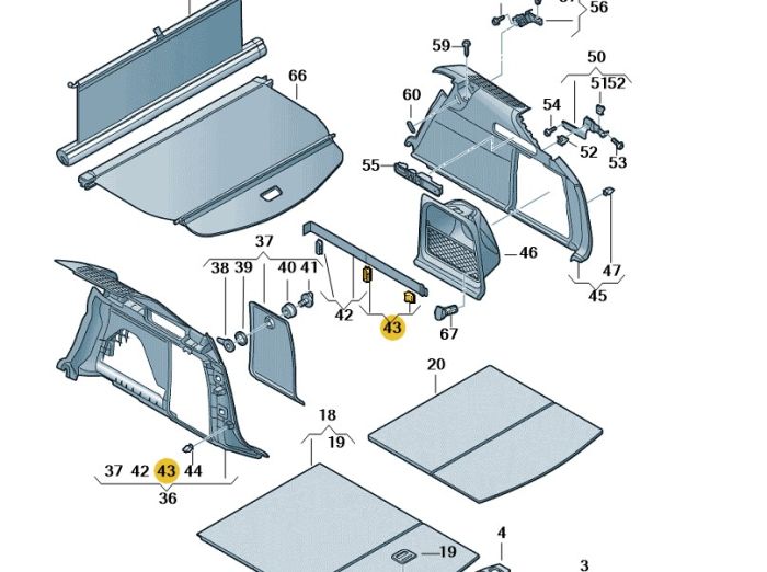 4G98983974PK FASTENERS New genuine part Deutsche Parts