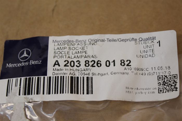 A2038260182 Bulb Holder New genuine part | Deutsche Parts