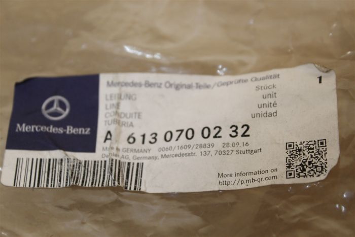 A6130700232 Fuel Pipe New genuine part | Deutsche Parts