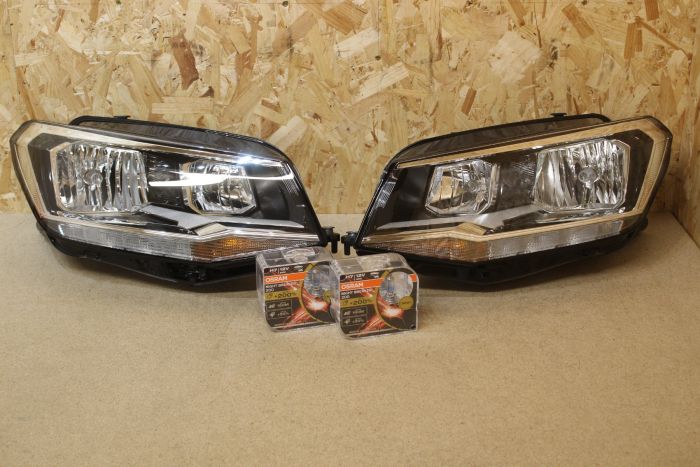 VW Caddy MK4 2016 - 2020 H7 headlight with LED DRL & Osram Nightbreaker +200 | Parts