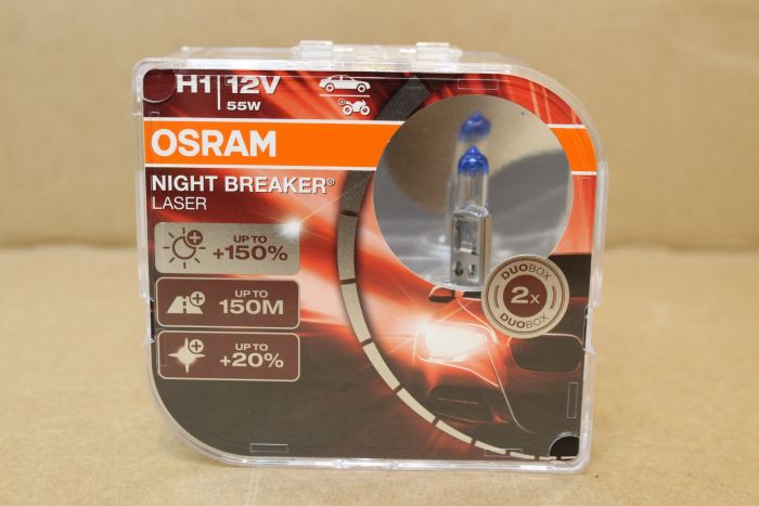 Osram H1 12V 55W Night Breaker Laser Next Generation +150% in