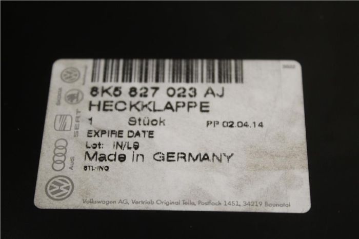 8K5827023AJ Rear Boot Lid Audi A4 2013-2015 New Genuine Part 