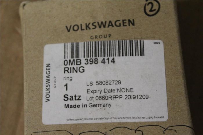 Gearbox Circlips Set Audi e-tron 2019 Onwards 0MB398414 New 