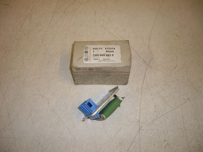 VW Sharan Alhambra Rear passenger Heater Resistor 7M0959263E New