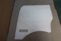 Transporter T5 SWB Right rear load area plywood Panel 7H1867406AS Genuine VW