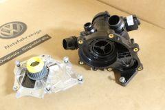 Thermostat & water pump kit 2.0 TFSi Golf 7 GTi / R Audi S3 Leon Cupra etc New genuine VW parts