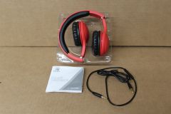 Set of Red fold up SEAT Branded Headphones 6H1063702 GAD New Genuine Seat part