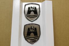 Pair of genuine VW 'Wolfsburg' badges