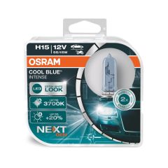OSRAM Cool Blue Intense Next Gen H15 Headlight Bulbs (Twin) 64176CBN-HCB 3700K