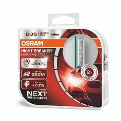 2x OSRAM 66340XNL-HCB D3S HID / XENON Car Headlight Bulb Xenarc NIGHT BREAKER LASER