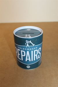 VW SERVICE 1950s style oil can money box ZCP902373 New
