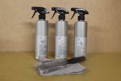 VW Car Care Kit for Dash, Wheels, Insect Remover, Micro fire cloth & Brush 