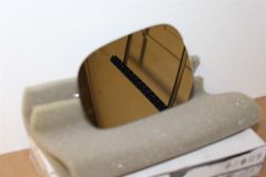 Left heated wing mirror glass VW Fox 5Z2 857 521A New genuine VW part