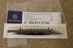 A2048172720 Emblem New genuine Mercedes-Benz part