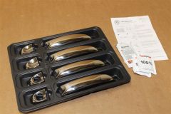 Chrome Door Handle Trim Kit  WITH 2 KEY SLOT Amarok ZGB2H0071111 New genuine VW
