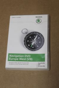 Skoda DVD rom Europe West V9 for Nav System 3T0051859M New Genuine Škoda part