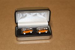Retro Camper & Beetle Orange Cuff Links ZGB9021411130 New