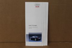 Audi TT Coupe Quick Reference guide 26156261520 New genuine Audi part