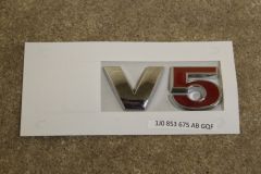 VW Golf MK4 Bora Passat V5 170 AQN rear V5 badge with red '5'