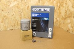 VW UP! GTi engine oil change kit using Genuine VW parts & VW Quantum oil