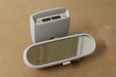 Interior rear view mirror with clock VW Beetle 2002 - 05 1C0857511AA New genuine