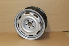 Single 5x100 15" steel wheel Golf 3 Corrado 1H0601025N091 New genuine VW part