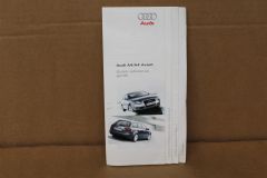 Audi A4 2006-08 Quick Reference Guide 27156276520 New Genuine Audi part