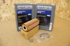 VW Crafter 2.5 TDi engine oil change kit with genuine VW filter and VW oil