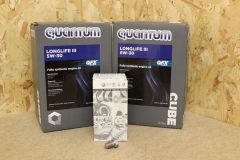 VW Caddy TDI 2004 - 2011 oil service kit with genuine VW parts and oil