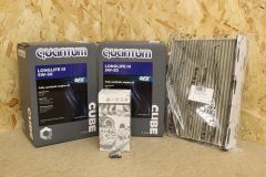 VW Caddy TDI 2004 - 2011 intermediate service kit with genuine VW parts and oil