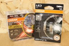 VW T4 Transporter / Caravelle Osram headlght bulb upgrade kit Nighbreaker Laser + LED sides