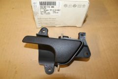 VW Transporter T5 Left Front door Release Pull Black 7H0837113 New genuine VW pa