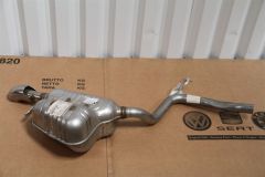 Rear right exhaust silencer Audi A6 V6 TDi 4F0253610AB New genuine Audi part