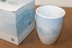 VW Winter Scene Mug 000069601AC 084 New Genuine VW part