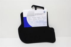 Black Rear Carpet Mats Golf Mk5 Mk6 Scirocco 1K0061226EA WGK New genuine VW part