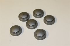 Audi Anti Theft Wheel Nut Plastic Covers x6 8D0601173AZ37 New genuine Audi part