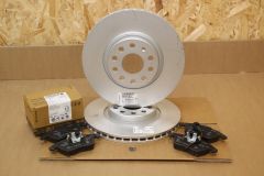 VW Passat B6 2006 - 2011 front brake discs and pads (all models except 3.2 / 3.6) JZW698302CN New genuine VW