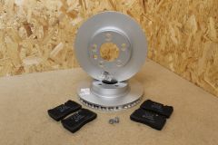 VW Touareg 2007 - 2018 set of 330mm front brake discs and pads New genuine VW parts
