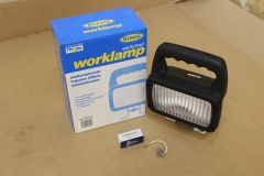 Ring RCV9550 rectangle halogen work light wide flood beam car van boat truck - WITH FREE BULB
