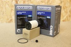 Audi RS4 B7 engine oil change service kit using Genuine Audi parts and Audi Quantum oil