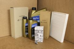 VW Transporter T5 2003–2010 1.9 TDi service kit with oil filter, sump plug, pollen filter, fuel filter, air filter & oil