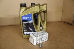 VW Transporter T5 2.5 TDi (DPF) basic service kit with engine oil Genuine VW parts