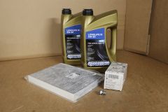 VW Transporter T5 2.5 TDi 130 / 174 (with DPF) intermediate service kit all genuine VW parts