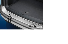 VW Polo 6R 13- 18 Rear Bumper Foil clear 6C0061197 New Genuine VW part