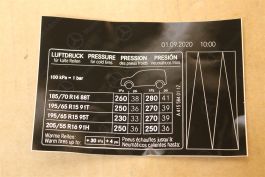 A4155840117 Information Label New genuine part | Deutsche Parts