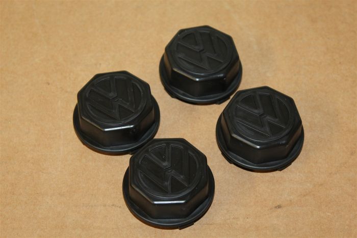 thumbnail image 2 of Original VW Wheel Centre Cap – Black GT – Part #111601171 – Fits MK1 Golf, Jetta, Passat, Scirocco 2 of 2