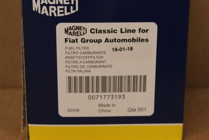 FLEETGUARD FF138 - Fuel Filter Cross Reference - View #2